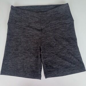 Fabletics Heather Gray Women's Biker Short